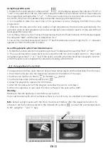 Preview for 13 page of Candy Moderna FCTK626XL User Instructions