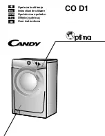 Candy Optima CO D1 User Instructions preview