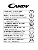 Preview for 1 page of Candy PL40 Instruction Booklet