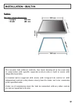 Предварительный просмотр 17 страницы Candy PVS 604 R Instructions For Use And Installation