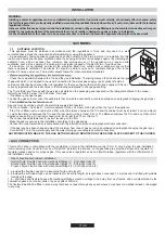 Preview for 7 page of Candy TRI 5 Instructions For Use And Installation