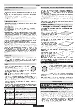 Preview for 11 page of Candy TRI 5 Instructions For Use And Installation