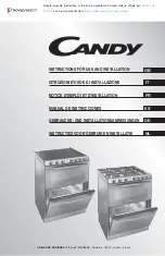 Preview for 1 page of Candy TRIO 9501/1X Instructions For Use And Installation