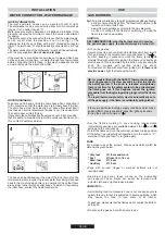 Preview for 9 page of Candy TRIO 9501/1X Instructions For Use And Installation
