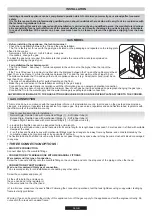 Preview for 7 page of Candy TRIO TRI 5S Instructions For Use And Installation