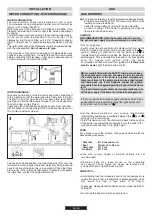 Preview for 10 page of Candy TRIO TRI 5S Instructions For Use And Installation