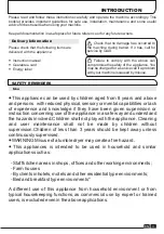 Preview for 3 page of Candy VTC 591NB Instruction Book