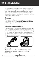 Preview for 22 page of Cane Creek DB Kitsuma Instruction Manual