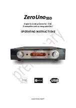 Canever ZeroUnoSSD Operating Instructions Manual preview