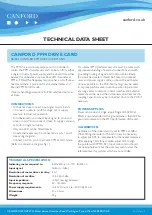 Предварительный просмотр 1 страницы Canford 58-321 Technical Data Sheet