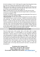 Предварительный просмотр 16 страницы CANGAROO DOLCE 7151 Instruction Manual