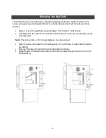 Предварительный просмотр 5 страницы Cannon Security Products Wall Safe Owner'S Manual