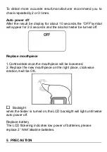 Preview for 8 page of Cannon Tools AD3000 User Manual