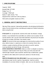 Preview for 4 page of Cannon Tools Neilsen CT2210 Instruction Manual