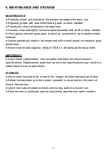 Preview for 15 page of Cannon Tools Neilsen CT2210 Instruction Manual