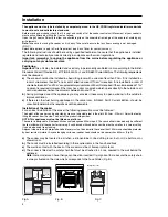 Preview for 4 page of Cannon 110cm Free Standing Gas Cooker C110DPX Instructions For Installation And Use Manual