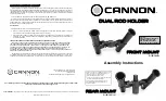 Cannon 2450163 Assembly Instructions предпросмотр