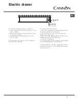 Preview for 17 page of Cannon 90cm Free Standing Gas Cooker C90DPX Instructions For Installation And Use Manual