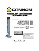 Предварительный просмотр 1 страницы Cannon Adjustable Clamp Mount 1907021 Owner'S Manual