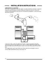 Предварительный просмотр 34 страницы Cannon CAMBERLEY Mk3 Use And Installation Instructions