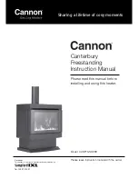 Preview for 1 page of Cannon Canterbury CANTFS-SDE Instruction Manual