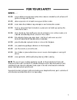 Preview for 5 page of Cannon CHESTERFIELD TRADITIONAL 60 Use And Installation Instructions