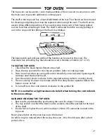 Preview for 21 page of Cannon CHICHESTER 10572G Use And Installation Instructions