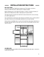 Preview for 31 page of Cannon CHICHESTER 10572G Use And Installation Instructions