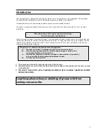 Preview for 4 page of Cannon Coniston C50GCW Instructions For Installation And Use Manual