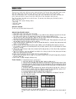 Preview for 20 page of Cannon Coniston C50GCW Instructions For Installation And Use Manual