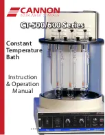 Cannon CT-500 Instruction & Operation Manual preview