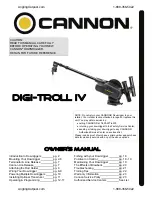 Preview for 1 page of Cannon Digi-Troll IV Owner'S Manual