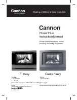 Предварительный просмотр 1 страницы Cannon Fitzroy FITZIB-PDEX series Instruction Manual