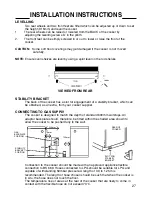 Preview for 27 page of Cannon HENLEY 10582G Use And Installation Instructions