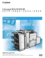 Предварительный просмотр 1 страницы Cannon imageRUNNER 5050 Support Manual