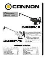 Cannon MAG 20DT Owner'S Manual предпросмотр