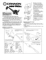 Предварительный просмотр 4 страницы Cannon MINI-TROLL 1901200 Manual