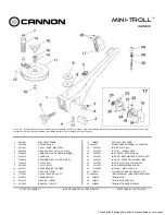 Предварительный просмотр 6 страницы Cannon MINI-TROLL 1901200 Manual