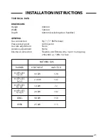 Preview for 21 page of Cannon OAKLEY 10510G Use And Installation Instructions