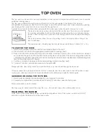 Preview for 21 page of Cannon Professional 60 Use And Installation Instructions