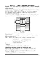 Preview for 29 page of Cannon Professional 60 Use And Installation Instructions