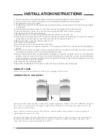 Preview for 30 page of Cannon Professional 60 Use And Installation Instructions