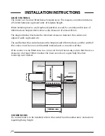 Preview for 20 page of Cannon STRATFORD 10530G Use And Installation Instructions