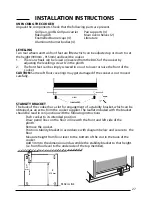 Preview for 27 page of Cannon WESTMINSTER 4466200024-01 Use And Installation Instructions