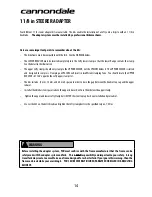 Preview for 16 page of Cannondale 2011 LEFTY 126564.PDF Owner'S Manual