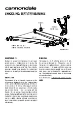 Preview for 12 page of Cannondale 2012 RZ ONE TWENTY Owner'S Manual Supplement