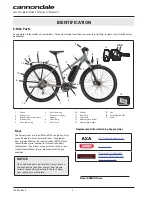 Preview for 4 page of Cannondale C66108F Owner'S Manual Supplement