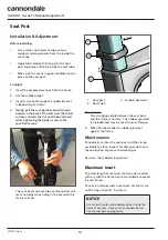 Preview for 16 page of Cannondale CAAD13 Owner'S Manual Supplement