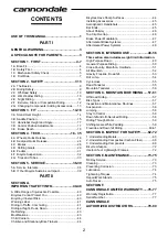 Предварительный просмотр 4 страницы Cannondale Chase Series Owner'S Manual