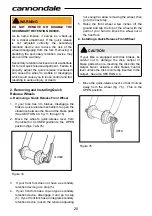 Предварительный просмотр 22 страницы Cannondale Chase Series Owner'S Manual